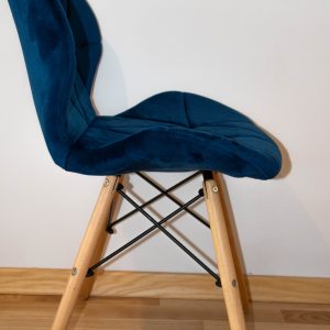 Jedálenská stolička patchwork (a) – červená