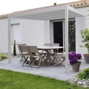 nastenna pergola 3x4m biela