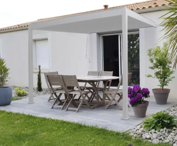 Nastenna pergola 3x4m biela